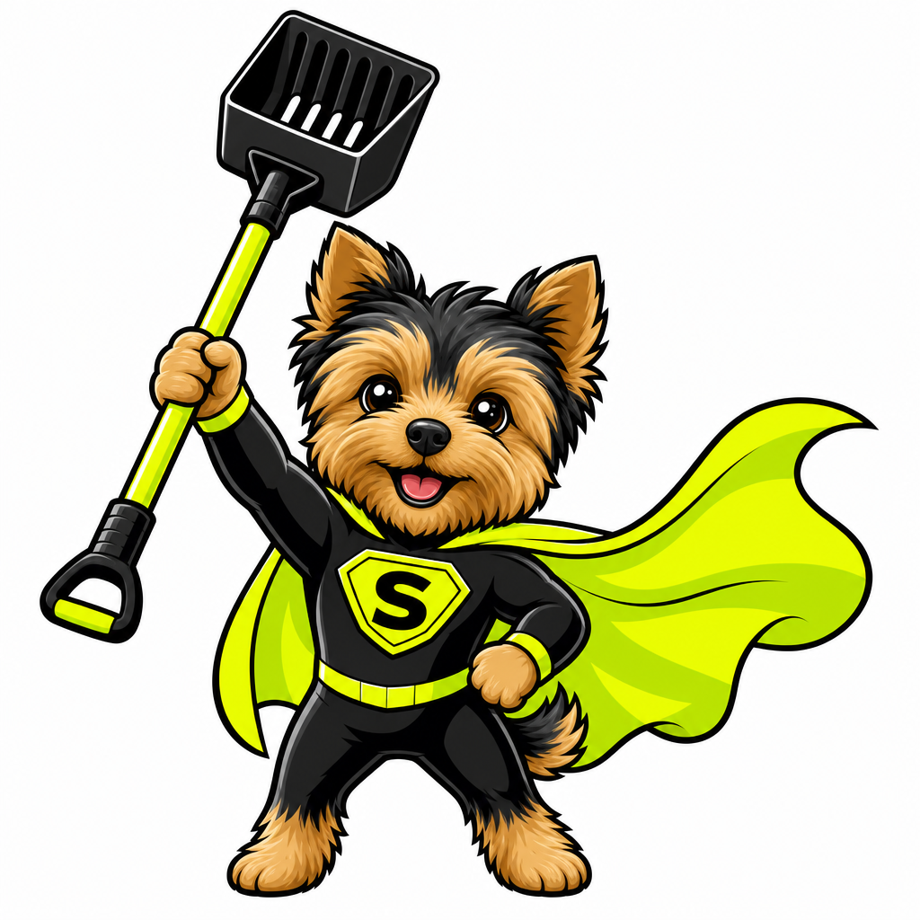 Yorkie Mascot 3 — Scooper as Sword