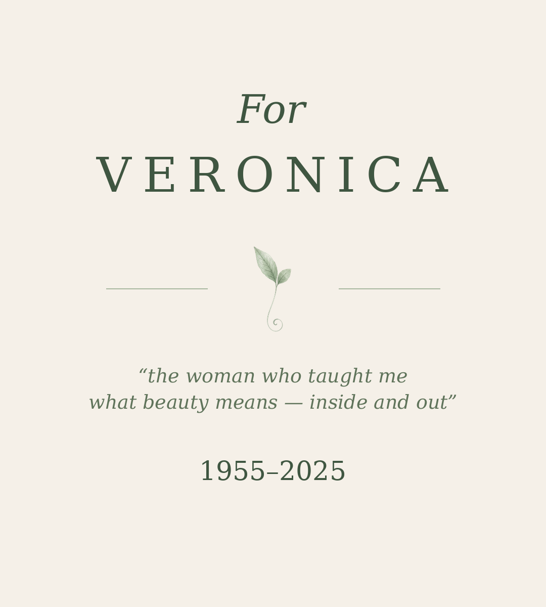 Portrait dedication